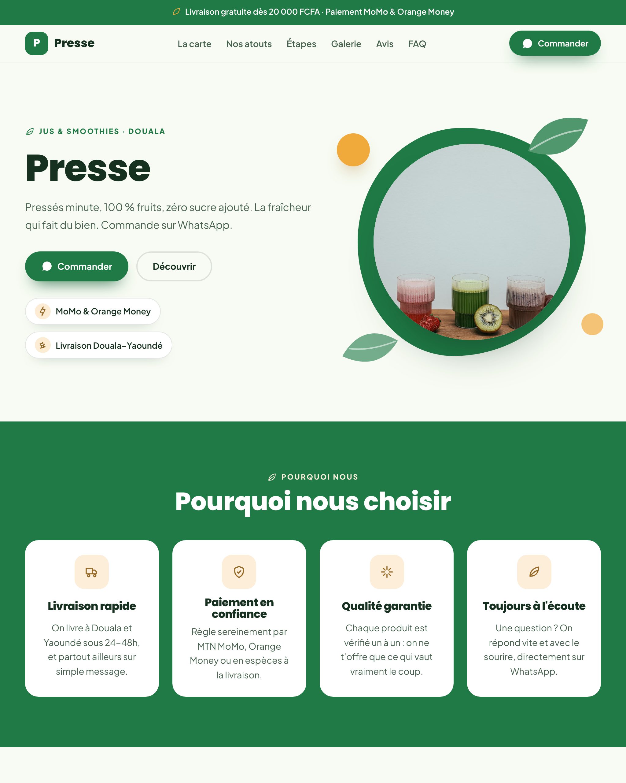 Aperçu du modèle Presse