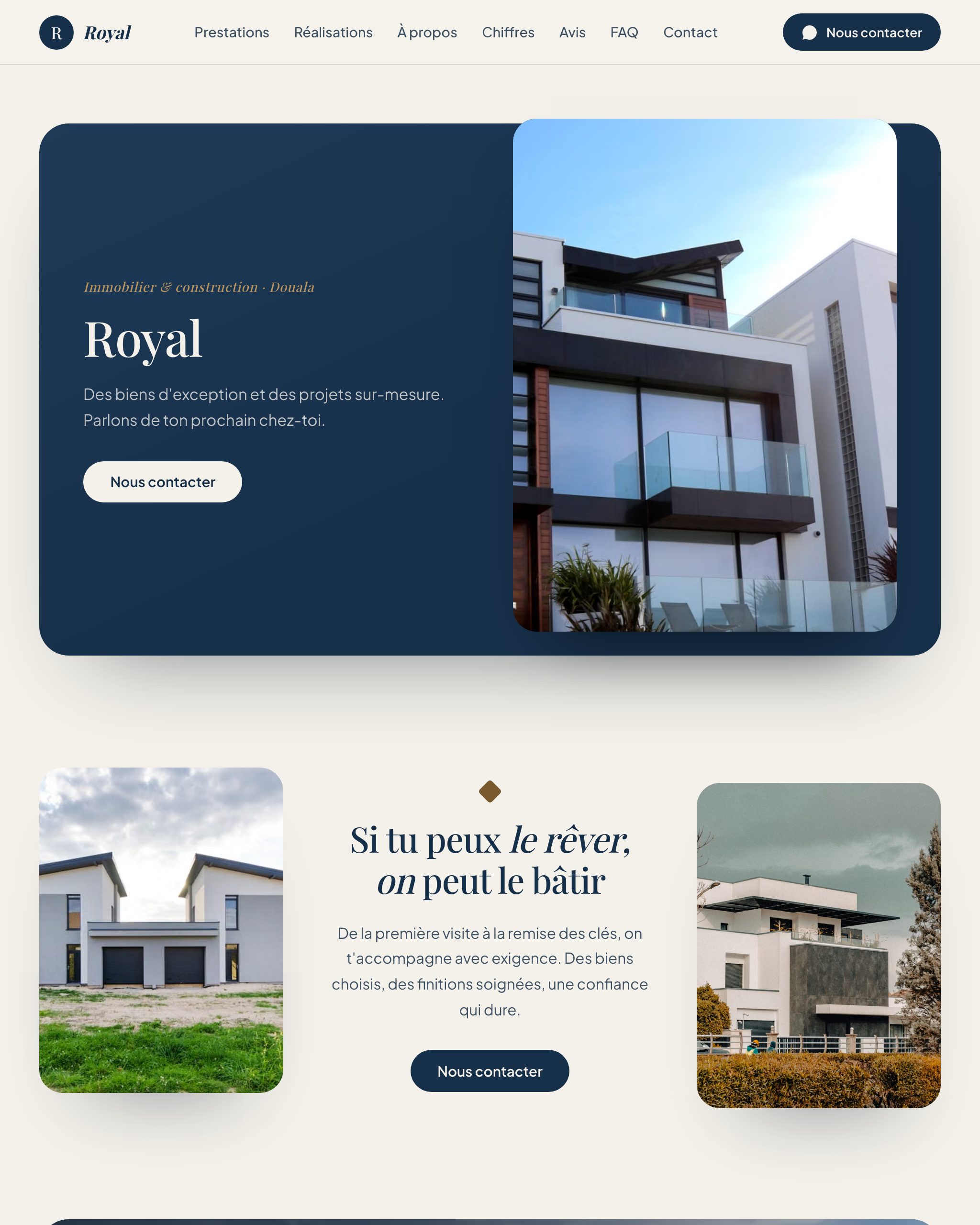 Aperçu du modèle Royal